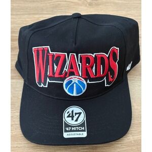 NWT 47 Brand Washington Wizards Every Time 47 Hitch Snapback - OSFA - Black